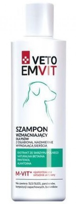 VETOEMVIT stiprinošs šampūns īsspalvainiem suņiem 250ml